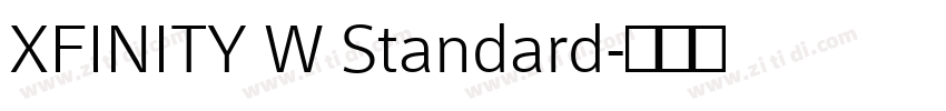 XFINITY W Standard字体转换 XFINITY W Standard字体转换